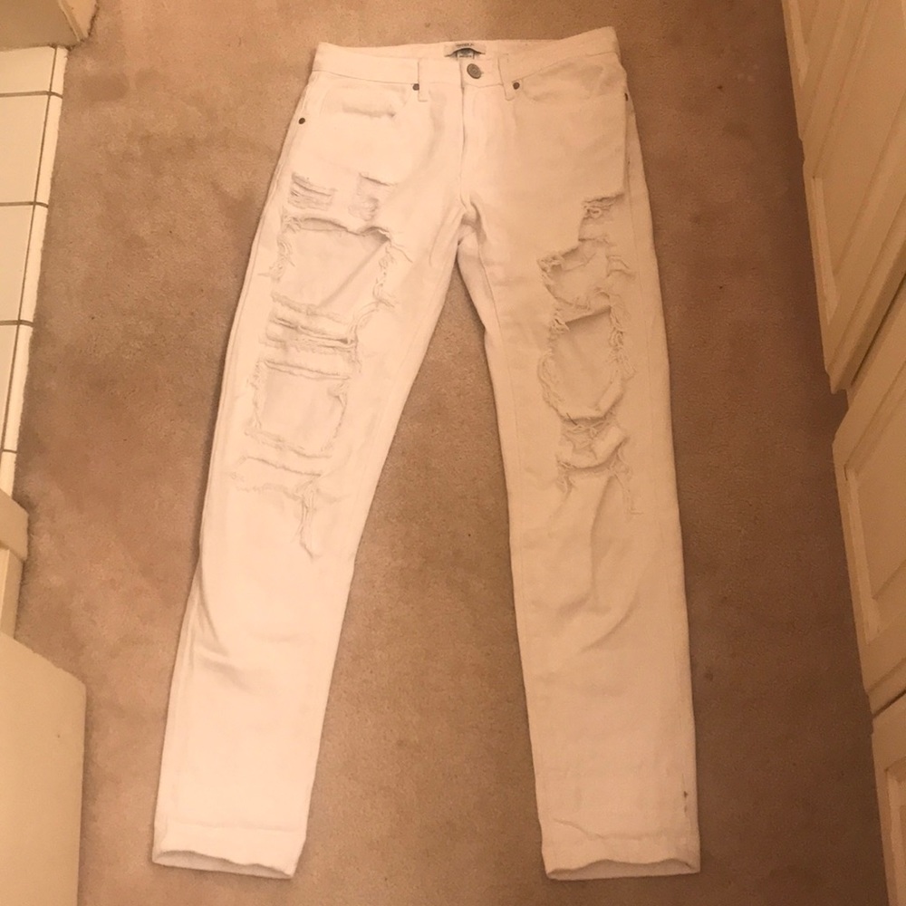 White jeans